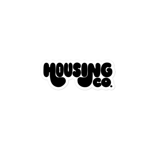 Housing Co. Bubble Letter Sticker